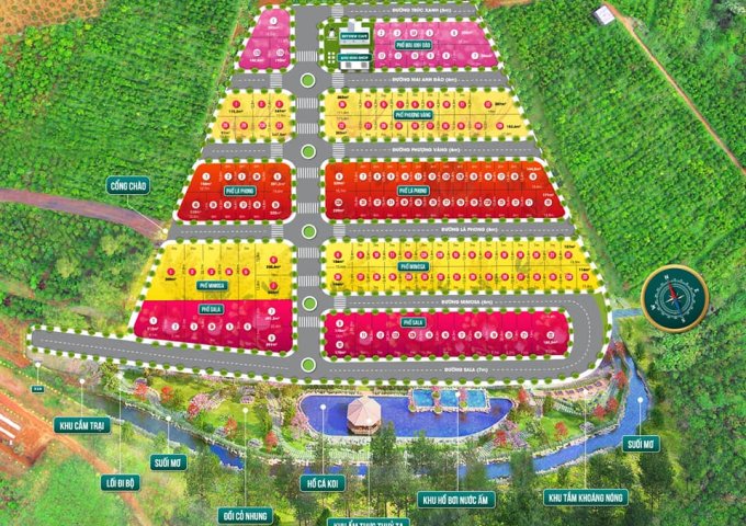 Bán đất nền dự án tại Đường Tôn Thất Thuyết, Bảo Lộc,  Lâm Đồng diện tích 90m2  giá 8 Triệu
