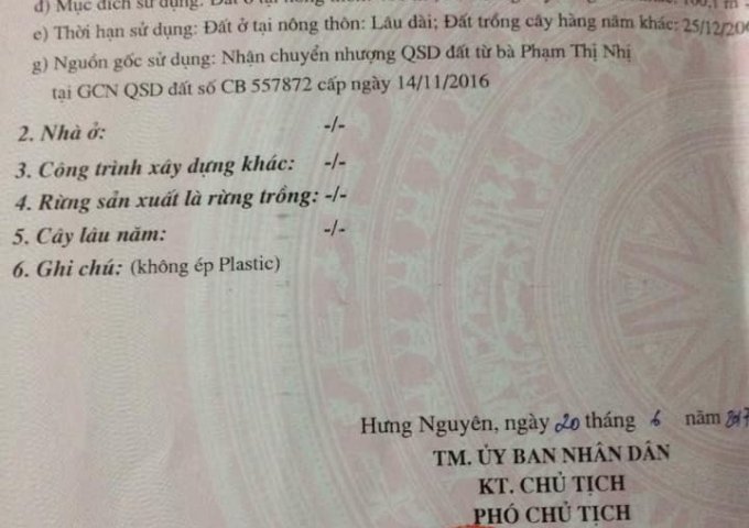 Chính chủ cần bán đất tại Nghệ An