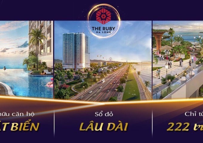 SỞ HỮU CĂN HỘ MẶT BIỂN HẠ LONG CHỈ CẦN 220 TRIỆU HỖ TRỢ TRẢ GÓP LÊN TỚI 20 NĂM VÀ MIỄN PHÍ LÃI SUẤT 2 NĂM ĐẦU TẠI LÔ KS2. KHU ĐÔ THỊ CAO XANH . HÀ KHÁNH A, PHƯỜNG CAO XANH, TP HẠ LONG , QUẢNG NINH