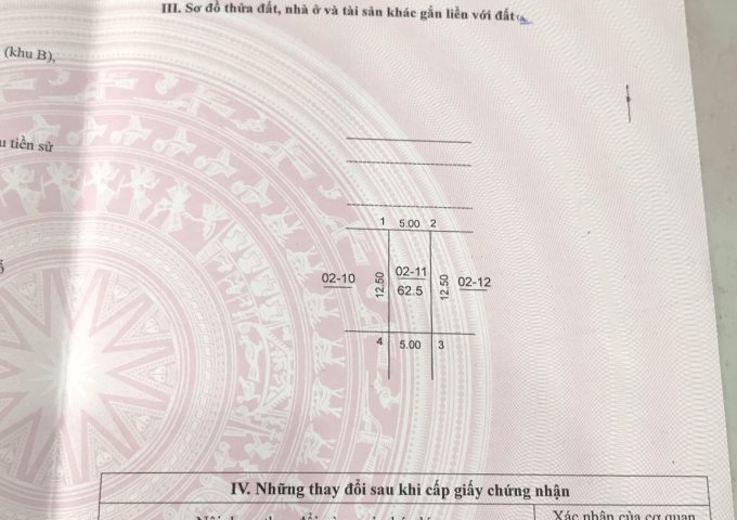 Chính chủ bán lô Lk02 - 11 khu đấu giá Xứ Đồng: Đồng Bo, Đồng Chúc, Phú Lương, Hà Đông, Hà Nội