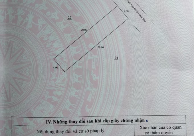 CHÍNH CHỦ CẦN BÁN ĐẤT MẶT ĐƯỜNG NGÔ VĂN SỞ, HÒN XỆN, PHƯỜNG VĨNH HÒA, THÀNH PHỐ NHA TRANG