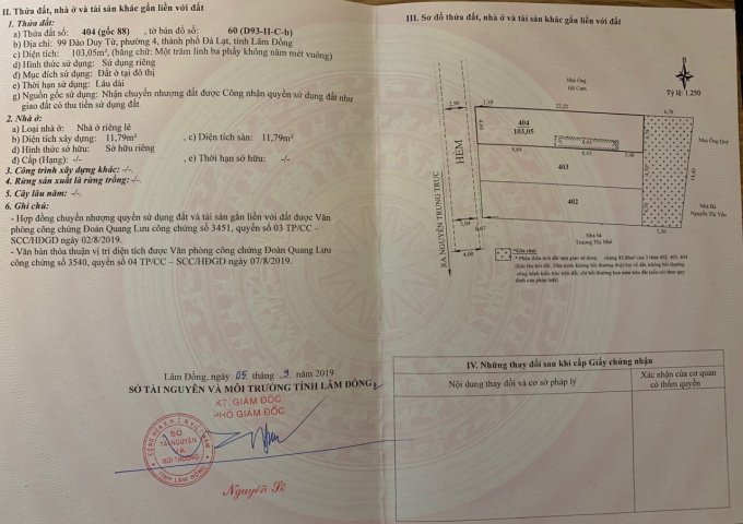 CHÍNH CHỦ CẦN BÁN 2 CĂN LIỀN KỀ NGAY TRUNG TÂM TP ĐÀ LẠT – LÂM ĐỒNG. LIÊN HỆ: 0839588890