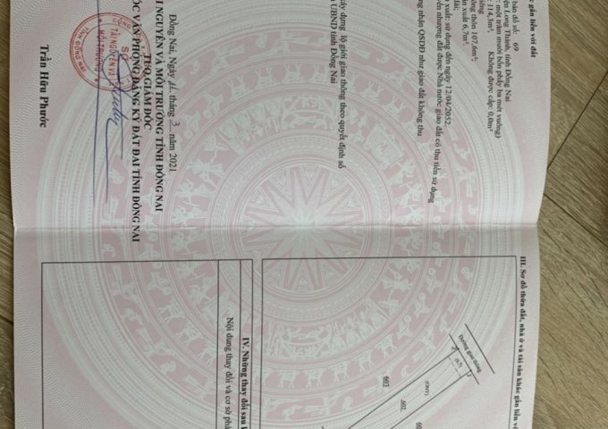 Nhanh Tay Sở Hữu Lô Đất ĐẸp Tại Xã Long Phước - Huyện Long Thành - Tỉnh Đồng Nai .