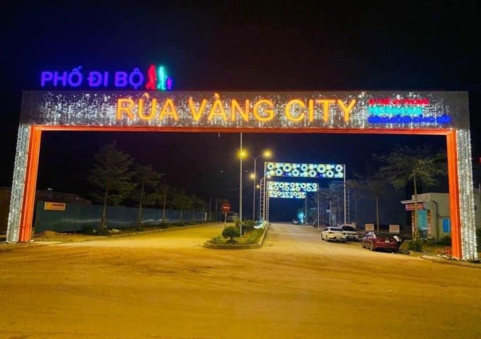 Duy nhất 1 lô ngoại giao trục đường lớn 27m KĐT Rùa Vàng City, Bắc Giang. Giá 1,2x tỷ