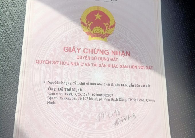 Cơ Hội Tốt Để Mua 2 Lô Đất Tại Tổ 21A Khu 3 - P. Hà KHánh - Tp.Hạ Long - Quảng Ninh .