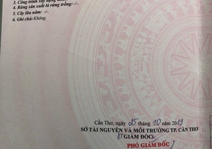 Bán đất mặt tiền đường A6 - khu dân cư Hưng Phú 1 - đối diện cổng chính Hội Phụ Nữ.