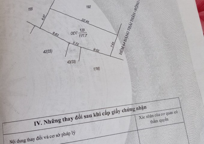 CHÍNH CHỦ CẦN BÁN NHÀ HẺM CẤP 4 TẠI 64 ĐƯỜNG ĐẶNG THÁI THÂN PHƯỜNG TÂN THÀNH TP BUÔN MA THUẬT