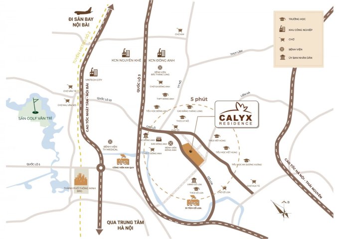 Cần bán liền kề, shophouse dự án 319 Uy Nỗ Đông Anh, Calyx Residence