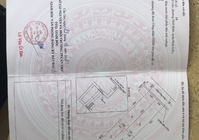 Bán 6 nền hẻm 85 đường Phạm Ngũ Lão ,P.Thới Bình , Ninh Kiều ,Cần Thơ , giá tốt .