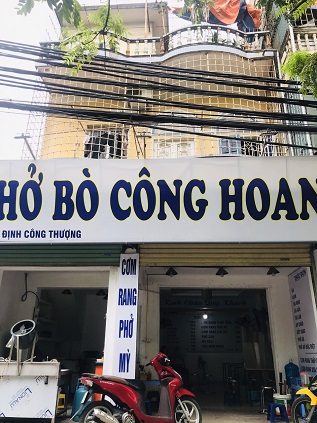 Do bận con nhỏ cần sang nhượng cửa hàng CƠM PHỞ tại số 47 Định Công Thượng, quận Hoàng Mai.
