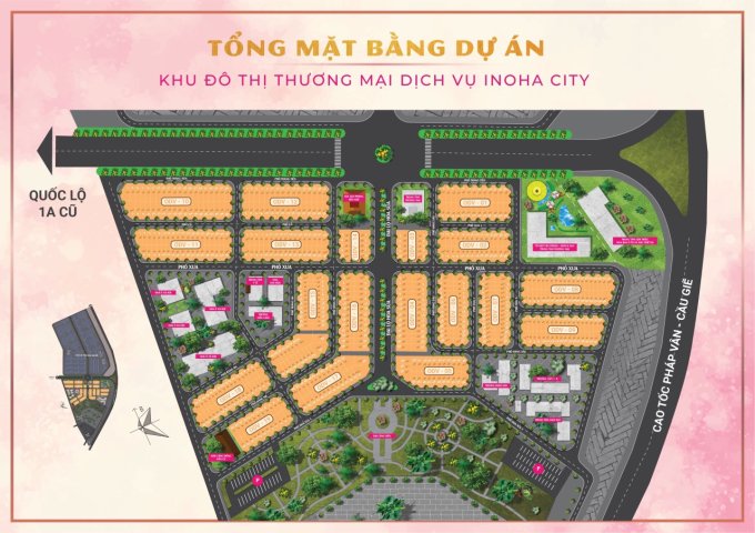 ĐẤT NỀN GIÁ TỐT! INOHA CITY - TRUNG TÂM KẾT NỐI HUYỆN PHÚ XUYÊN - HÀ NỘI. LH: 0866522862