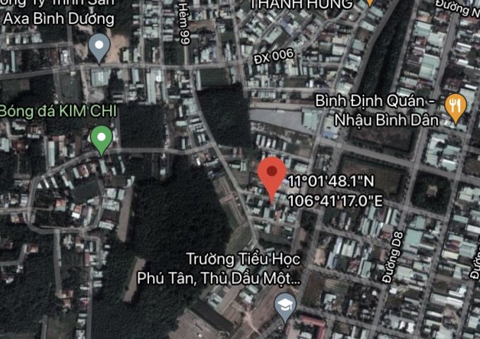 Chính Chủ Cần Bán Gấp Lô Đất Ngay Trung Tâm Thành Phố Thủ Dầu Một Bình Dương