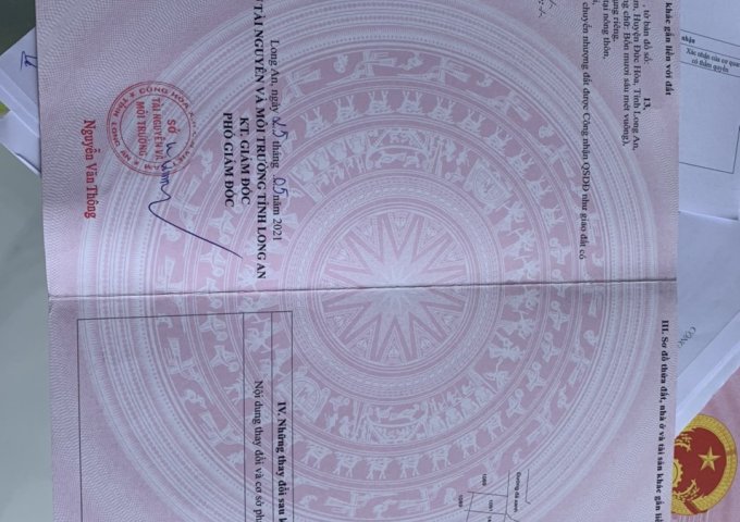 CHÍNH CHỦ CẦN BÁN LÔ ĐẤT ĐẸP VỊ TRÍ TẠI XÃ MỸ HẠNH NAM - HUYỆN ĐỨC HÒA - LONG AN