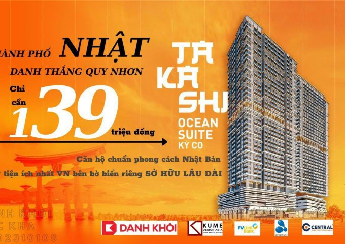 SUẤT NỘI BỘ _ 139 TRIỆU/CĂN HỘ VIEW BIỂN 