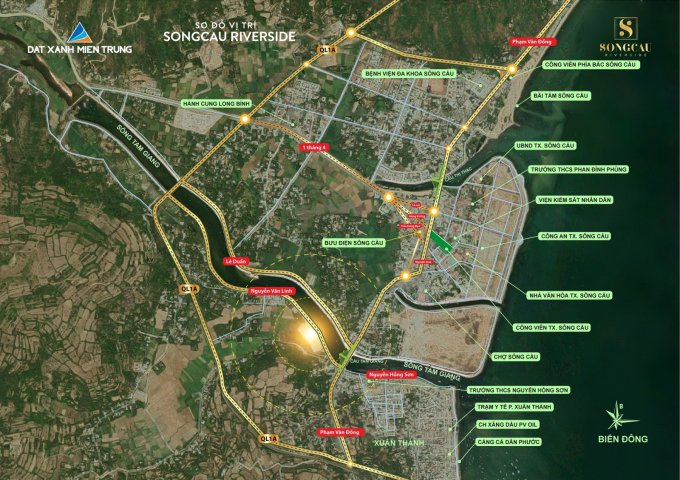 1,5 TỶ SỞ HỮU NGAY NỀN ĐẸP KDC BỜ KÈ SÔNG TAM GIANG, SÔNG CẦU, PHÚ YÊN