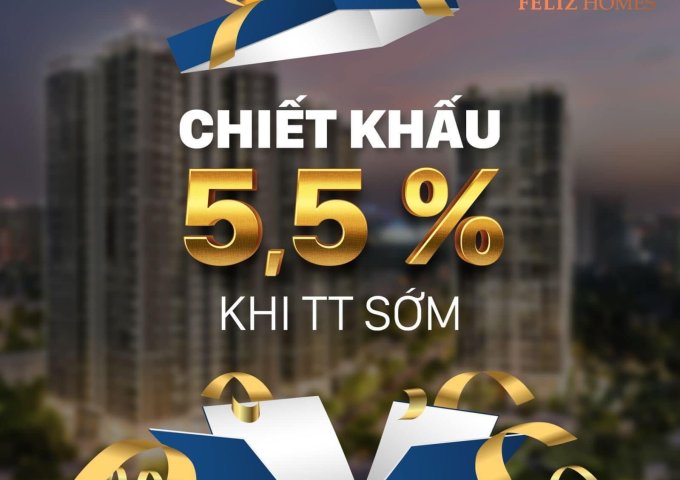 Bán căn hộ chính chủ 2PN chung cư Feliz Homes hoàng mai, hồ Đền Lừ