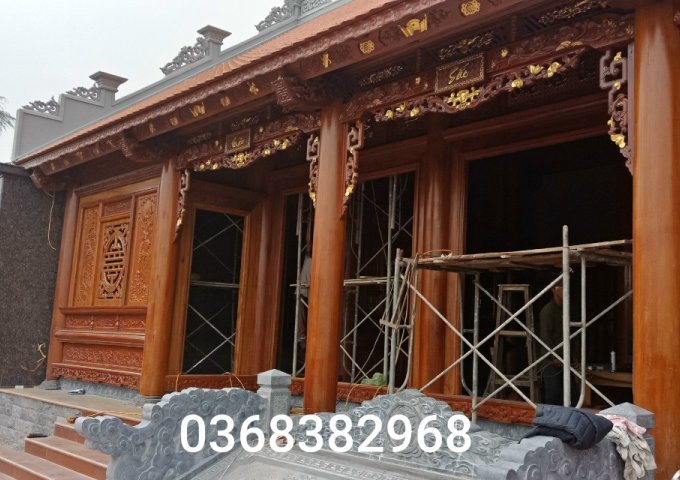 Hữu Quyết - Chuyên gia công, thiết kế, xây dựng nhà gỗ cổ truyền ở Hoa Bình, Vĩnh Bảo, Hải Phòng