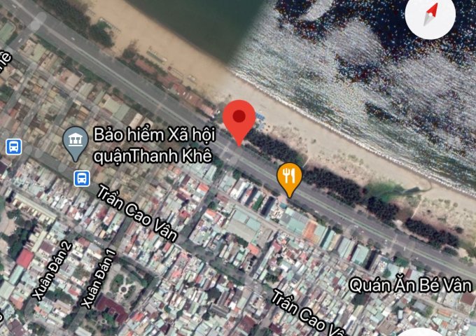Bán đất đường Nguyễn Tất Thành, Phường Xuân Hà, Quận Thanh Khê. DT: 125 m2. Giá: 11.1 tỷ