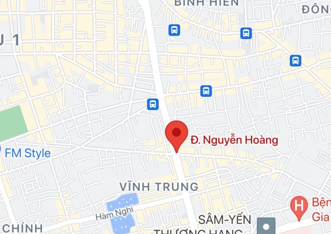 Bán đất đường Nguyễn Hoàng, Phường Vĩnh Trung, Quận Thanh Khê. DT: 50,5 m2. Giá: 2,3 tỷ