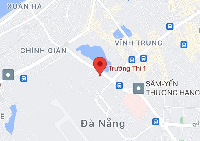 Bán đất 2 MT khu cổng sân bay quốc tế (Trường Thi 1- Trường Thi 4), Q. Hải Châu. DT: 107 m2. Giá: 9,5 tỷ