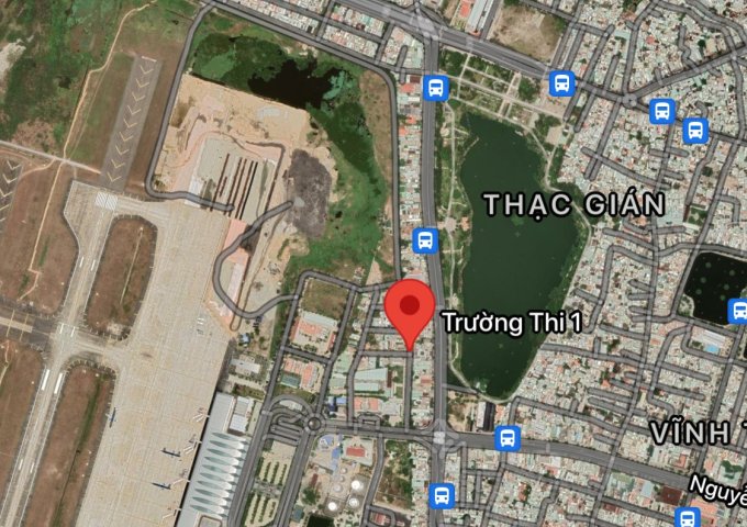 Bán đất 2 MT khu cổng sân bay quốc tế (Trường Thi 1- Trường Thi 4), Q. Hải Châu. DT: 107 m2. Giá: 9,5 tỷ