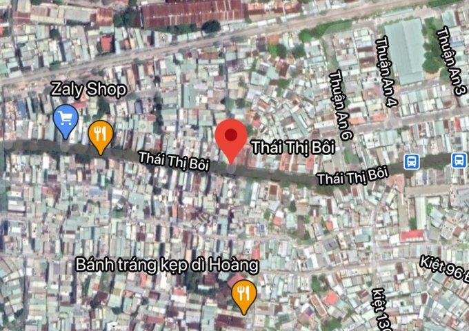 Bán đất đường Thái Thị Bôi, Phường Thanh Khê Đông, Quận Thanh Khê. DT: 93.9 m2. Giá: 3.1 tỷ
