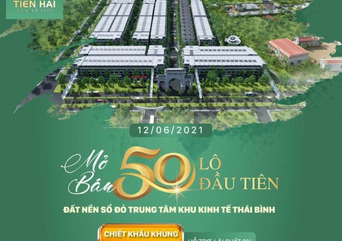 Chính thức mở bán đất nền dự án Trái Diêm 3 tại Đường Tạ Xuân Thu, Tiền Hải,  Thái Bình diện tích 100m2  giá 2.4 Tỷ