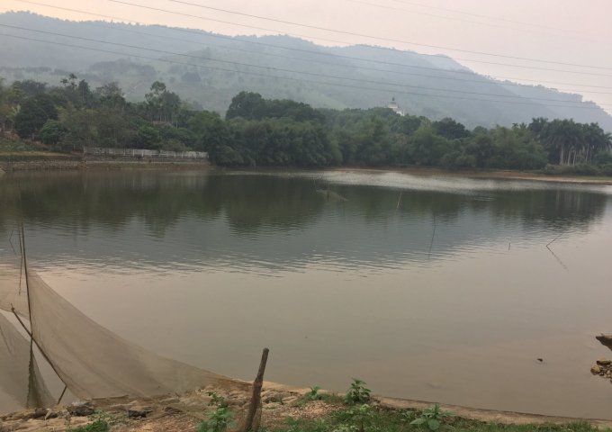 Bán đất mặt hồ Đồng Gội, Hoà Sơn, Lương Sơn, Hoà Bình. Diện tích thực tế 1700m. Sổ đẹp.
