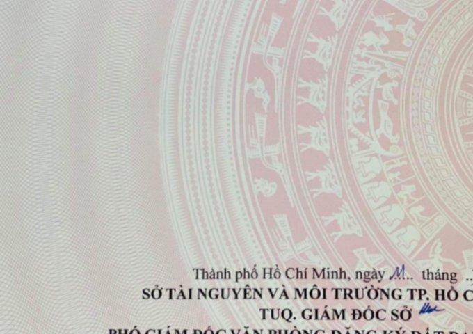 CHÍNH CHỦ CẦN BÁN LÔ ĐẤT TẠI CẦN THẠNH - TRUNG TÂM HUYỆN CẦN GIỜ - TP.HCM