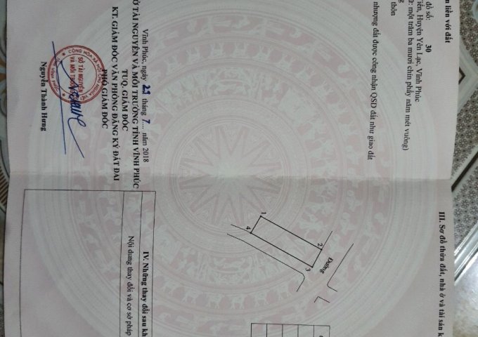 CHÍNH CHỦ BÁN NHÀ TẠI THÔN TIÊN ĐÀI, XÃ VĂN TIẾN, HUYỆN YÊN LẠC, TỈNH VĨNH PHÚC. LH: 0981999442.