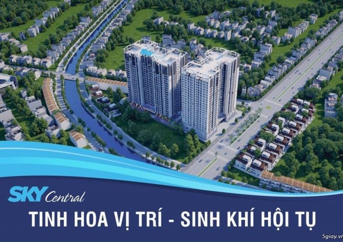 Cho thuê chung cư Sky Central 176 Định Công 3PN, lô góc, 95m, k NT, 10tr.