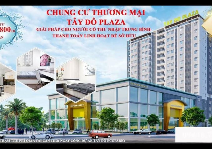 Tây Đô Plaza chung cư thương mại độc quyền tầng 2 & 3 ( tầng lý tưởng nhất của chung cư ) 