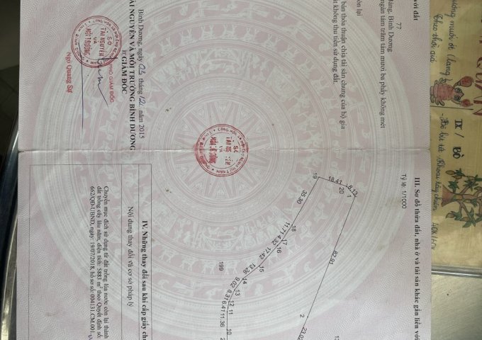 GIÁP CHỦ CẦN BÁN ĐẤT LONG NGUYÊN, BÀU BÀNG, BÌNH DƯƠNG