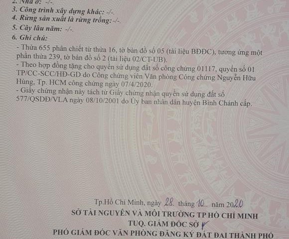 Chính chủ cần bán đất tại D11/40, đường Quách Điêu, xã Vĩnh Lộc A, huyện Bình Chánh, thành phố Hồ Chí Minh