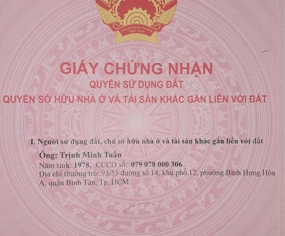 Chính chủ cần bán đất tại D11/40, đường Quách Điêu, xã Vĩnh Lộc A, huyện Bình Chánh, thành phố Hồ Chí Minh