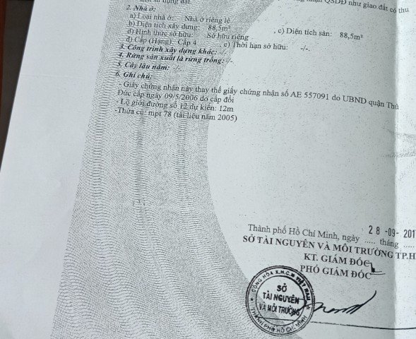 BÁN GẤP NHÀ 1 TRỆT 2 LẦU DT 90M2 - SỐ 11 ĐƯỜNG 12 - KP8 - PHƯỜNG TRƯỜNG THỌ, TP.THỦ ĐỨC. LH: 0938225944