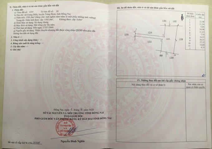 CẦN BÁN 5100M2 CHUẨN BỊ CẬP NHẬT FULL MÀU HỒNG (PHÙ HỢP PHÂN LÔ) - ẤP ĐỘC LẬP, GIANG ĐIỀN, TRẢNG BOM. LH: 0909995249