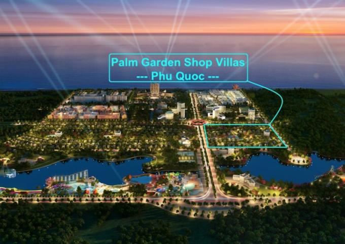 Bán dự án Palm Garden Shop Villas Phú Quốc - sở hữu lâu dài - giá gốc chủ đầu tư