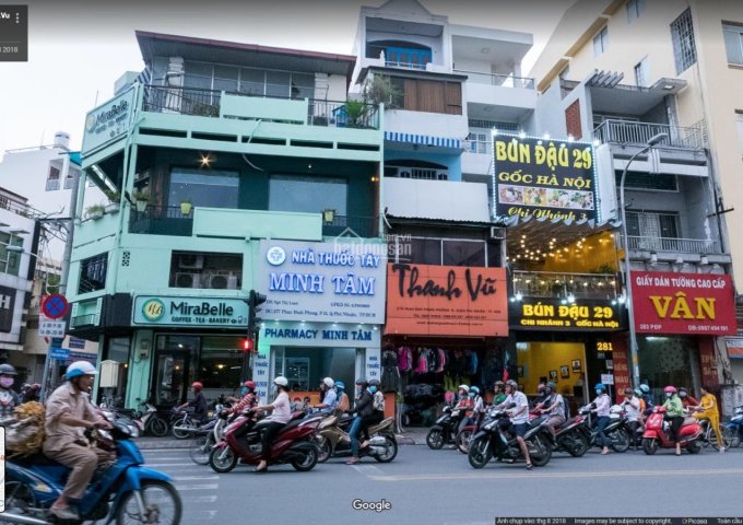 nhà bán MT Phan Đình Phùng đông đúc ngày đêm DT 4x17,2m, 68m2-HDT 38tr