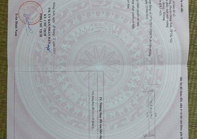 CHÍNH CHỦ BÁN ĐẤT TẠI SỐ 2 NGÕ 3 THÔN PHÙ LIÊN XÃ BẮC HỒNG, ĐÔNG ANH, HÀ NỘI