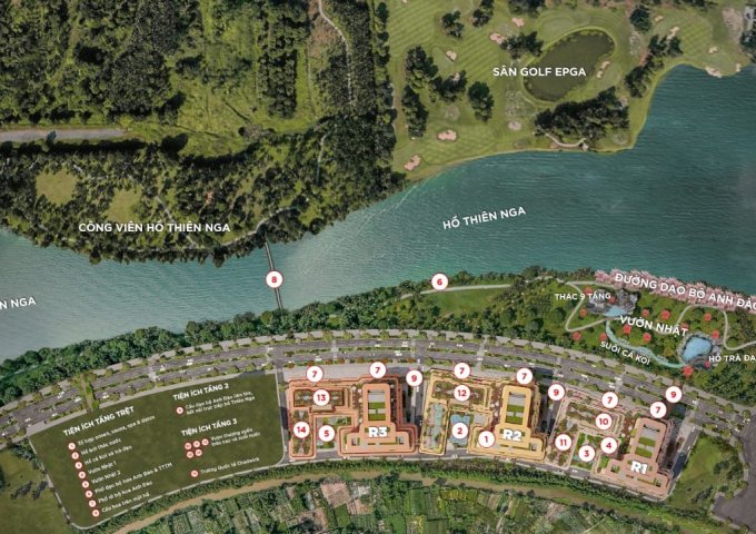 CHÍNH THỨC MỞ BÁN TÒA R2 SWANLAKE RESIDENCE THE ONSEN ECOPARK