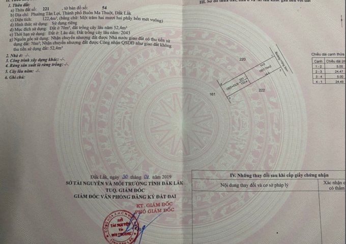 CHÍNH CHỦ CẦN BÁN NHÀ TẠI ĐƯỜNG GIẢI PHÓNG – P. TÂN LỢI – TP BUÔN MA THUỘT. LIÊN HỆ: 0948.826.779