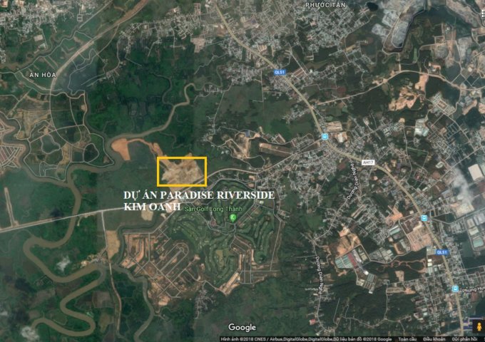 Đất nền Phước Tân,dự án Paradise Riverside giá. 1.3 tỷ nền.Gọi: 0903352656