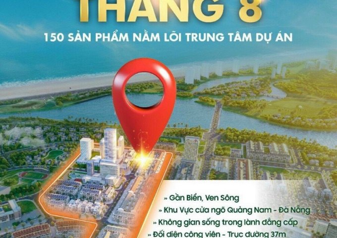 Lô đất đối diện Trường học, Ven Sông Cổ Cò, cách biển Viêm Đông 800m