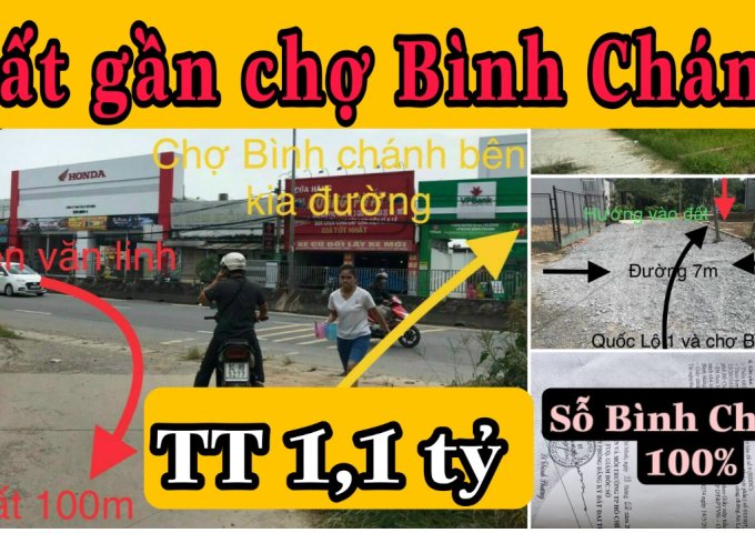 Bán gấp lô đất 5x16m đường Hoàng Phan Thái, Bình Chánh, BV Nhi Đồng 3 giá 1,4 tỷ