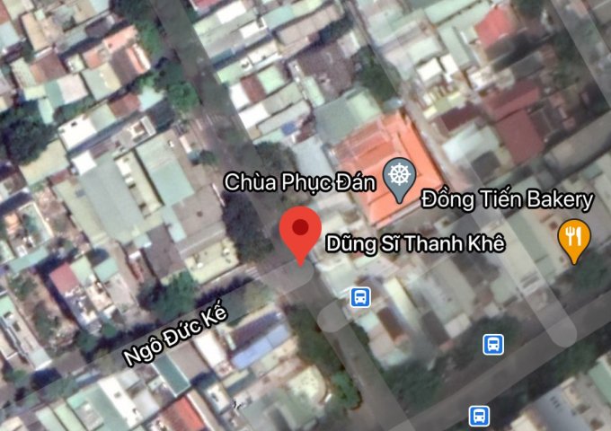 Bán đất đường Phùng Hưng - Dũng Sĩ Thanh Khê, Quận Thanh Khê. DT: 329.7 m2. Giá: 28,02 tỷ