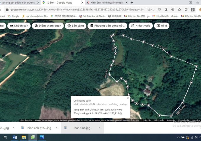 Bán đất tại Xã Dân Hạ, Kỳ Sơn,  Hòa Bình diện tích 25,000m2  giá 7.2 Tỷ  SÁT quốc lộ 6