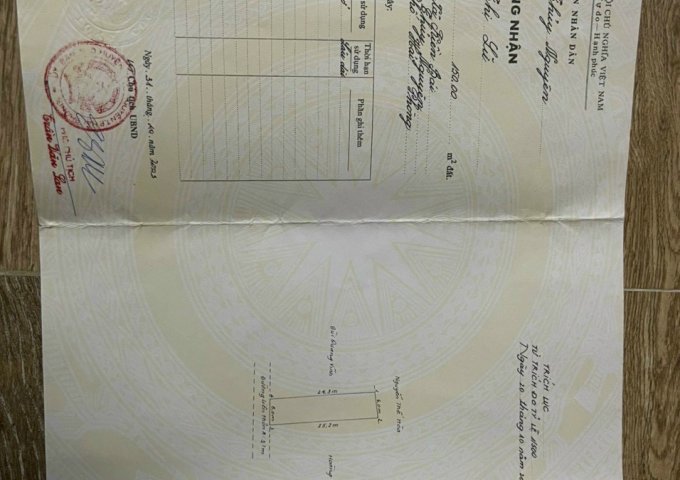 Bán đất thôn 1 xã Kiền Bái, Thủy Nguyên, Hải Phòng