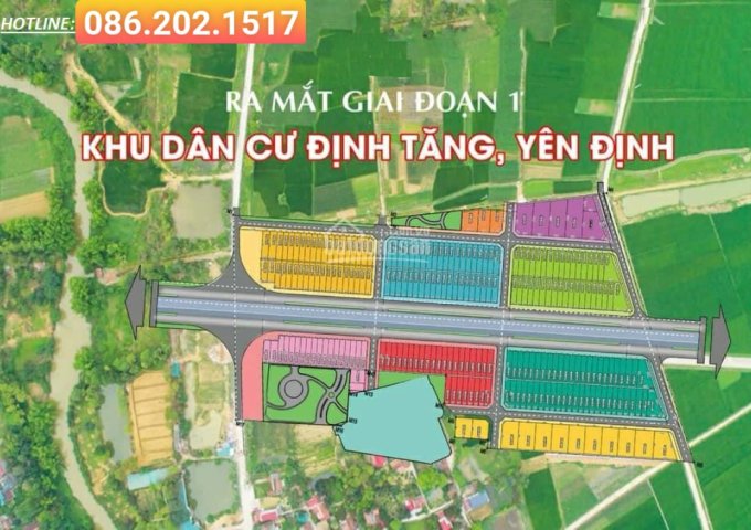 Bán đất nền dự án tại Xã Định Tăng, Yên Định, Thanh Hóa diện tích 125m2 giá 1.2 Tỷ