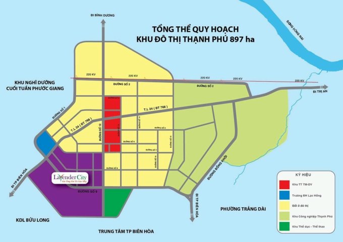 Cần tiền nên Bán Gấp Lô đất 90M2 tại Dự án LAVENDER Thạnh Phú, Gần Công ty Changshin Biên Hòa